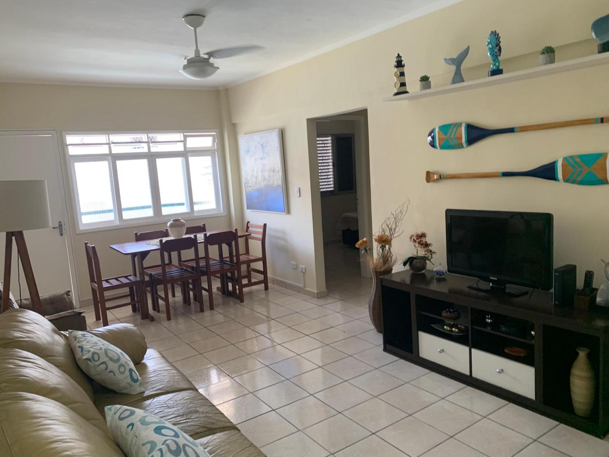 Grande: Spacious Beachfront Comfort With High-speed Wi-fi Apartment Praia Grande (Santos)